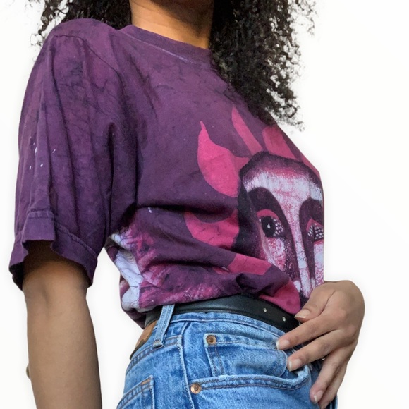 Tie Dye T-Shirt Purple Size Large - Picture 3 of 10